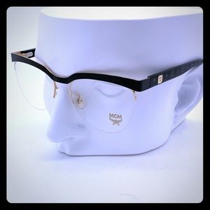 New MCM 2102 004 Black Visettos 53mm Eyeglasses